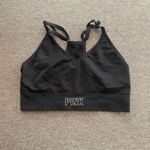 PINKSPORT Black Sport Bra size Medium